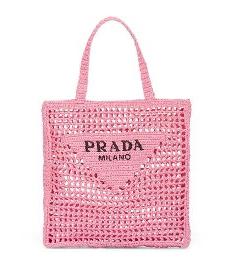 prada city sport black tote bag|Prada totes crochet.